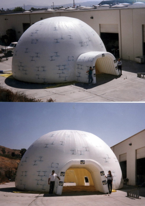 Inflatable Buildings and Tents igloo's